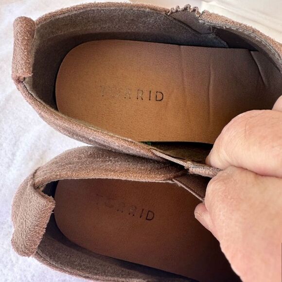 Torrid Tan Ankle Booties size 9 - Picture 9 of 9